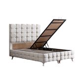Vivense Duke Lux Krem 180X200 Baza Başlık