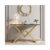 Vivense Fiona Dresuar, Gold Siyah - 120 cm x 30 cm x 75 cm