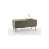 Vivense Glend Sandıklı Bench Puf, Yeşil