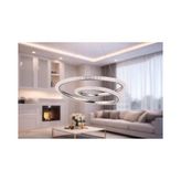 Vivense Hella LED Avize, Krom, 50 cm