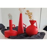 Vivense İskandinav Lori Vazo Set, Kirmizi Kırmızı
