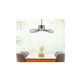 Vivense Kovboy Endüstriyel Siyah Avize, 50 cm