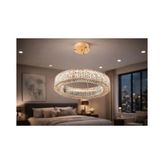 Vivense Larin Kristal Avize, 50 cm - Gold