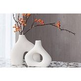 Vivense Modern Vazo Set, Beyaz