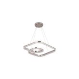 Vivense Nefes LED Avize, Krom, 50 cm