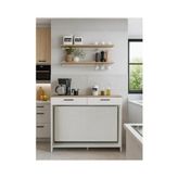 Vivense Solana Petek Üstü Dresuar, 130 cm - 130 cm x 32 cm x 100 cm - Beyaz