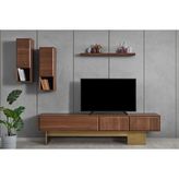 Vivense Solid Tv Ünitesi, Ceviz - 220 cm x 48 cm x 60 cm