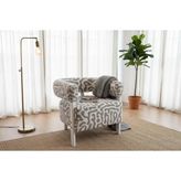 Vivense Sweet Mod Bukle Berjer, Gri Desenli