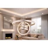 Vivense Town Led Avize, Gold, 50 Cm Altın
