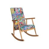 Vivense Trend Sallanan Sandalye, Diego, Ahşap, Naturel Ayak - 860-Turuncu