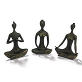 Vivense Yogaci Mumluk Set Gold Eskitme Altın