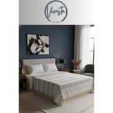 Vivesta Home %100 Pamuk Saçaklı Tek Kişilik Yatak Örtüsü - Koltuk Örtüsü - 160X220 – Şık ve Modern Tasarım - Gri - 160 x 220 cm