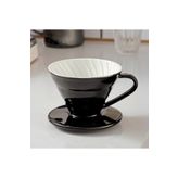 Vivien Home siyah V60 02 Dripper Seramik Kahve Demleme Ekipmani Filtre Kahve