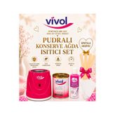 Vivol Pudralı Konserve Ağda Isıtıcı Set