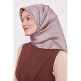 Vizon Benekli Twill İpek Eşarp