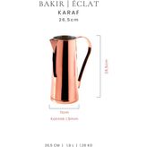 Voeux Eclat Koleksiyonu Bakır Karaf - 1,9 lt