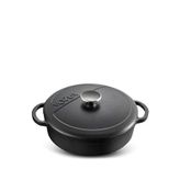 Voeux Kitchenware Elegance Siyah 24 cm Sığ Döküm Tencere