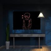 Vogloo Death Note Kırmızı Kanvas Tablo