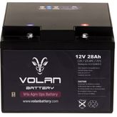 Volan Battery 12 Volt 28 Ah (Amper) Kuru Akü