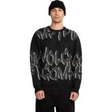 Volcom Jacquard B Erkek Snowboard Sweatshirt - 000-Siyah