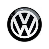 Volkswagen 3D Sticker Siyah 2 Adet