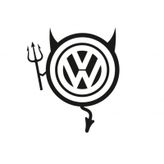 Volkswagen Araba Komik Şeytan Sticker Yapıştırma