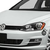 Volkswagen Bomba Araba Sticker Yapıştırma 2 Adet 15CM