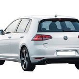 Volkswagen Golf 7 2012 - 2016 GTi Arka Tampon Eki (Plastik)