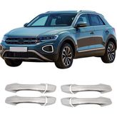 Volkswagen T-Roc Uyumlu 2017 ve Üzeri Krom Kapı Kolu 4 Kapı Paslanmaz Çelik