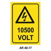 Volt 10500 İş Güvenliği Levhası