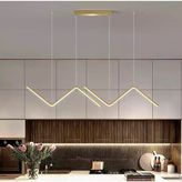 Vonalight Modern LED Dekoratif Sarkıt Avize 120CM Bronz 3000K - Altın
