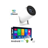 VOOKA Projeksiyon Cihazı Taşınabilir Sinema Projeksiyon 720p Ev Sineması Bluetooth Android 11 Akıllı Proje