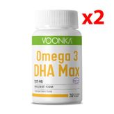 Voonka Omega-3 DHA Max 1275 mg 2x30 Kapsül