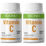 Voonka Vitamin C 500 mg 2x62 Çiğneme Tableti