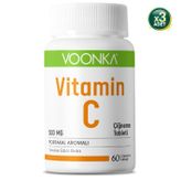 Voonka Vitamin C 62 Çiğneme Tableti 3 Adet
