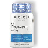 Voop Magnezyum Triple Function Sitrat ve Malat ve Bisglisinat 30 Tablet - --