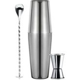 Vosco VB-KB3 750 ml 3 Parça Boston Shaker Kokteyl Seti