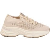 Voyager Krem Triko Örme Anatomik Kadın Sneaker - Renkli