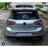 Vw Golf 7 R Tampon Arka Flap 6 Parça Plastik