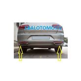 VW Passat B8 Krom Egzoz Görünümlü Difüzör 2015-2019 P.Çelik
