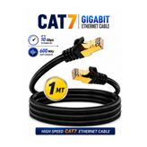 Vwin 1 Metre Cat7 İnternet Kablosu 10 Gbps 600 Mhz U/Ftp Patch Lan Ethernet Cable