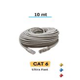 Vwin 10 Metre Cat6 İnternet Ethernet Kablosu EzRj45 Cat 6 Utp Patch Lan Kablo High Speed
