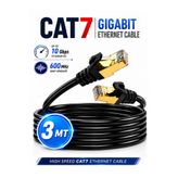 Vwin Cat7 İnternet Kablosu ( 3 METRE )10 Gbps 600 Mhz Utp/Ftp Patch Lan Ethernet Cable