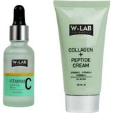 W-LAB Cosmetics C Vitaminli Serum + Peptit Krem Set