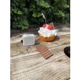 Waffle Tekli Mum Kalıbı (Silikon) 1 Adet