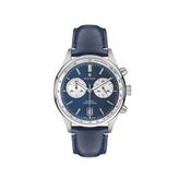 Wainer 19002-b Mavi Çelik Erkek Kol Saati - Gümüş