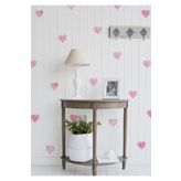 WALLHUMAN Soft Pembe Kalpler Duvar Stickerı
