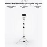 Wanbo Universal 1.7M 360 Ayarlanabilir Projeksiyon Tripodu