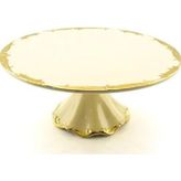 Wanelli 16103-13G Golden Rey 36 cm Ayaklı Pasta Tabak