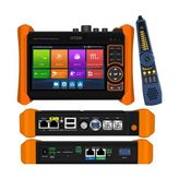Wanglu MT-6510 5,4" Dokunmatik Otdr + Ip / Analog Kamera Test Cihazı — Tdr, Kablo Bulucu, Poe, Wi-Fi